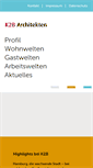 Mobile Screenshot of k2b-architekten.de