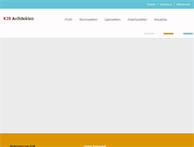 Tablet Screenshot of k2b-architekten.de